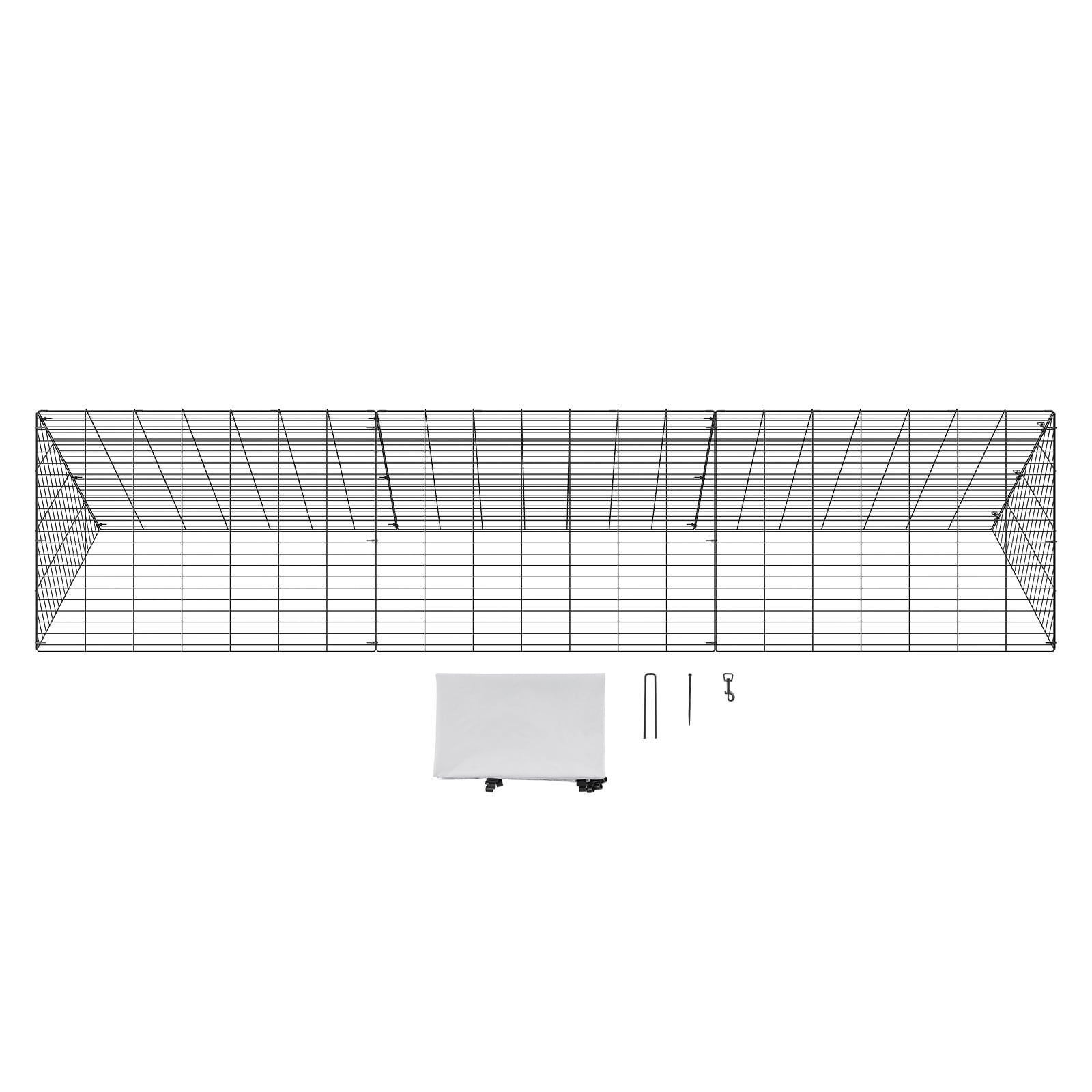 Chicken Tunnels For Yard Portable Run For Chickens Ducks Rabbits_voghion.com